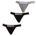 Diesel Mens Pack-3 Breathable fabric jockstrap 00SH9I-0GDAC man - Multicolour material_cotton - Size X-Large