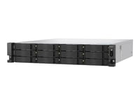 QNAP TS-H1277AXU-RP - Serveur NAS - 12 Baies - rack-montable - SATA 6Gb/s - RAID RAID 0, 1, 5, 6, 10, 50, 60, JBOD - RAM 16 Go - 2.5 Gigabit Ethernet / 10 Gigabit Ethernet - iSCSI support - 2U