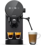 KLARSTEIN Retro Coffee Machines with Milk Frother, 0.9L Espresso Coffee Machine