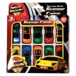 10 x Children's Kids Die Cast Metal Hot Rods Toy Super Cars Various Styles