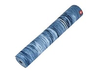 Manduka eKOlite Yoga Mat – Premium 4mm Thick Yoga and Fitness Mt, Eco-Friendly Exercise, Pilates and Sport Accessory, Biodegradable - 71 Inch, Ebb-Marbled Blue Color