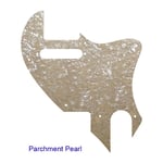 Pleroo JEParts pour US Telec84Tele F Hole Hybrid JE514 Guard Scratch Plate,Tele Conversion 514 up avec FiosphHole - Type Parchment Pearl