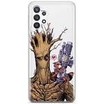 ERT GROUP mobile phone case for Samsung A13 5G/A04S original and officially Licensed Marvel pattern Guardians of the Galaxy 001 adapted to the shape of the mobile phone, partially transparent