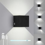 Applique Murale Interieur, Lampe Murale Sans Fil Rechargeable Moderne LED, up do