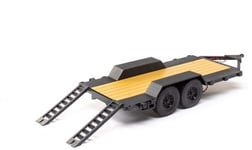 AXIAL SCX24 Flat Bed Vehicle Trailer with LED Taillights:1/24th G-AXI00009