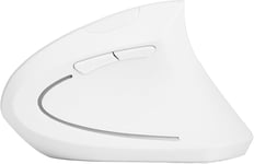 Souris Verticale, Souris Ergonomique Sans Fil 2,4 Ghz, Souris De Jeu Optique Sans Délai, 3 Niveaux Dpi Réglables 800/1200/1600 6 Boutons, Pour Pc, Ordinateur Portable(Blanche)[MOU142131]