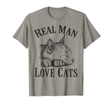 Real Man Love Cats, Funny Pet, cat lover T-Shirt