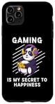 Coque pour iPhone 11 Pro Max Le jeu Kawaii Panda est mon secret pour trouver le bonheur