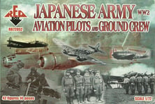 Red Box 1/72 WWII Japanese Army Pilots & Ground Crew