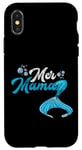 Coque pour iPhone X/XS Mer Mama Fête des Mères Sirènes Mère