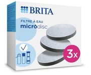 Lot 3 filtres à eau Microdisc pour bouteilles gourdes filtrantes BRITA