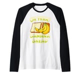 Funny Oh Yeah Banana Bread Slice Breadmaker Sourdough Breads Raglan Baseball Tee