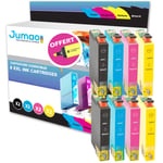 8 cartouches jet d'encre Jumao 29XL compatibles pour Epson ExpressionHome XP345 +Fluo offert