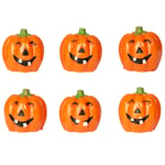 Mini Pumpa Halloween Dekoration 6-pack