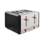 Electric Toaster 4-Slice Defrost/Reheat Toaster Stainless Steel Premium Quality