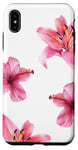 Coque pour iPhone XS Max Collage de fleurs estivales Tiger Lily Hibiscus Hawaii Beach