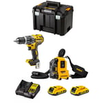 Kit DWK212 (DCD796 DWH161 2 x 2,0 Ah DCB107 tstak vi) - Dewalt