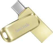 SanDisk 256GB Ultra Dual Drive Luxe, USB Type-C Flash Drive, all-metal, up... 