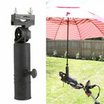 Pushchair Black Bicycle Stroller Umbrella Stand Adjustable Golf Umbrella Holder