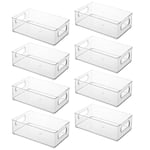 Storage Box Clear   Organizer for Refrigerator, Freezer and Kitchen K9G48816