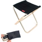 Tabouret Pliant Portable Mini Camping Tabourets Assise Pliant Aluminium Ultra Léger Chaise avec Sac Rangement for Randonnée Voyage PêChe bbq