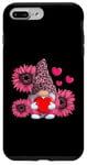 iPhone 7 Plus/8 Plus Cute Pink Gnome Sunflower Valentines Day Case