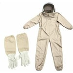 Tenue d'apiculture professionnelle xl comprenant vêtements d'apiculteur avec voile autoportant et gants longs... Debuns