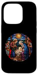 Coque pour iPhone 14 Pro True Story Crèche de Noël Jésus Chrétien Hommes Femmes Enfants