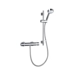 Mira Relate EV Mixer Shower Thermostatic 90mm Head Chrome Modern 2.1878.001