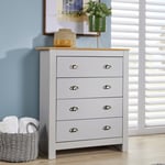 Camden 4 Drawer Chest Bedroom Storage Unit