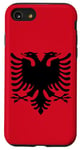 Coque pour iPhone SE (2020) / 7 / 8 Albanie Drapeau Cadeau albanais pour les Albanais