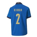 2020-2021 Italy Home Football Soccer T-Shirt (Kids) (Mattia De Sciglio 2)