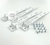 4 x Zanussi Integrated Fridge Freezer Door Bracket Slide Kit Eq 4055372405