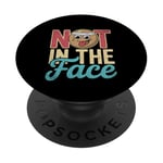 Not In The Face Dodgeball Game Dodge Ball Handball PopSockets Adhesive PopGrip