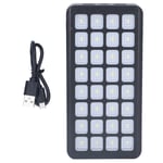 32LED Solar Power Bank W/4 USB 3 Light Modes 30000mah Portable Phone Charger UK