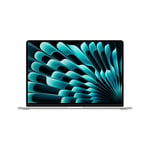 Apple Portable MacBook Air 15 Pouces avec Puce M3 : écran Liquid Retina 15,3 Pouces, 16 Go de mémoire unifiée, 256 Go de Stockage SSD, Clavier rétroéclairé, caméra FaceTime HD 1080p. Argent