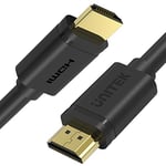 UNITEK HDMI 2.0 HDMI High Speed M/M 4K câble court 0.5M Y-185M / Résolution maximale : 4K @ 120 Hz/Couleur : noir/Connecteurs dorés/PVC / 100% cuivre