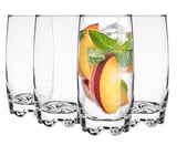 Glasmark Krosno Lot de 4 verres à cocktail 0,35 litre, verres à cocktail, verres à eau, lavables au lave-vaisselle, verres pour enfants, petits verres, verres à jus, 4 x 350 ml