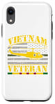 Coque pour iPhone XR Vietnam Veteran UH -1 Huey Helicopter Crew