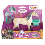 Cavally Box Set Bella - Jouet Cheval Fille à Collectionner, Figurine Cheval Pur-Sang Arabe réaliste avec Accessoires & Effets spéciaux