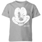 T-Shirt Enfant Disney Mickey Mouse Vintage - Gris - 11-12 ans