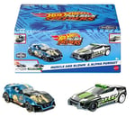 Mattel Hot Wheels: Pull-Back Speeders - Muscle and Blown & Alpha Pursuit (HPR97)