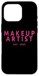 Coque pour iPhone 16 Pro Maquillage Artist Est. 2025 Beauté School Cosmétologie Graduation