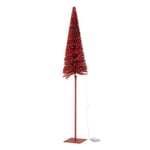 Statuette Déco à LED " Sapin" 98cm Rouge