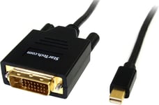 Câble Mini Displayport Vers Dvi De 1,8M Adaptateur Mini Dp À Dvi - Vidéo 1080P - Passif Mdp Vers Dvi-D Single Link, Mdp Ou Thunderbolt 1/2 Mac/Pc Vers Moniteur/Écran Dvi (Mdp2Dvi[CAB131621]