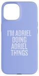 Coque pour iPhone 15 Je suis Adriel qui fait Adriel Things Funny Vintage