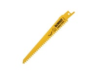 DeWalt DT2356QZ 152mm Reciprocating Blade Bi-Metal Splinter Free Cuts in Plaster