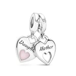 Pandora Mother & Daughter Split Heart berlock 799187C01