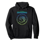 How to Train Your Dragon Toothless Vintage Symbols Logo Pullover Hoodie