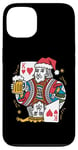 Coque pour iPhone 13 King Of Hearts With Beer Jeu de cartes vintage pour amateur de bière